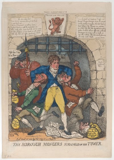 Belde Tacirleri Kulede Boğuldu, 26 Nisan 1810., 26 Nisan 1810. by Thomas Rowlandson