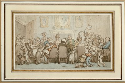 Breedwell Ailesi, 1807 by Thomas Rowlandson