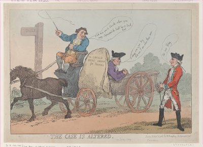 Dava Değiştirildi, [29 Nisan 1784], yeniden yayınlandı., [29 Nisan 1784], yeniden yayınlandı. by Thomas Rowlandson