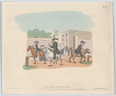 Kolej Kapısı, 1 Mayıs 1803., 1 Mayıs 1803. by Thomas Rowlandson