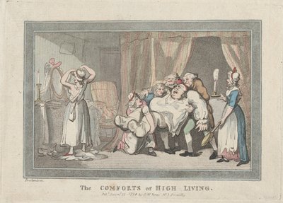Yüksek Yaşamın Konforu, 16 Aralık 1794., 16 Aralık 1794. by Thomas Rowlandson