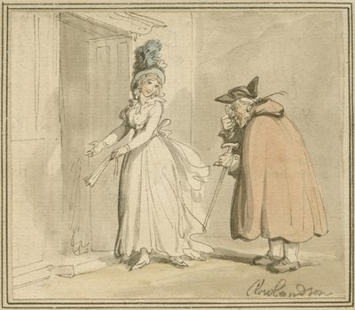 Fahişe, c.1785-1800 by Thomas Rowlandson