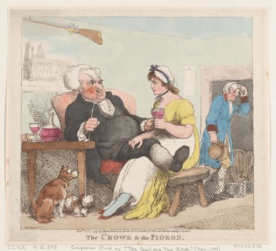 Crowe ve Güvercin, 1 Ekim 1799., 1 Ekim 1799. by Thomas Rowlandson