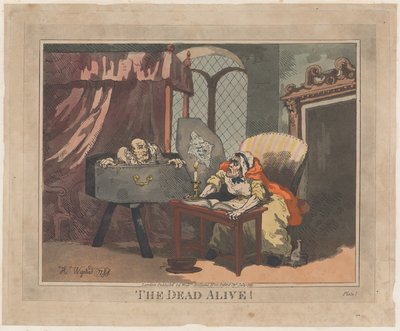 The Dead Alive!, Temmuz 1795., Temmuz 1795. by Thomas Rowlandson
