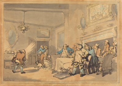 Hayal kırıklığına uğramış Epicures, 1787. by Thomas Rowlandson