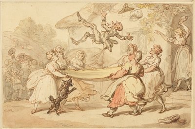 Doktorun Cezası Tüm Köyün Küçük Eğlenceleri Eşliğinde İnfaz Edildi by Thomas Rowlandson