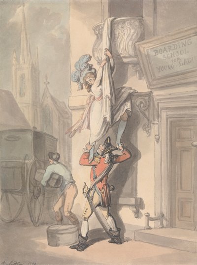 Kaçış by Thomas Rowlandson