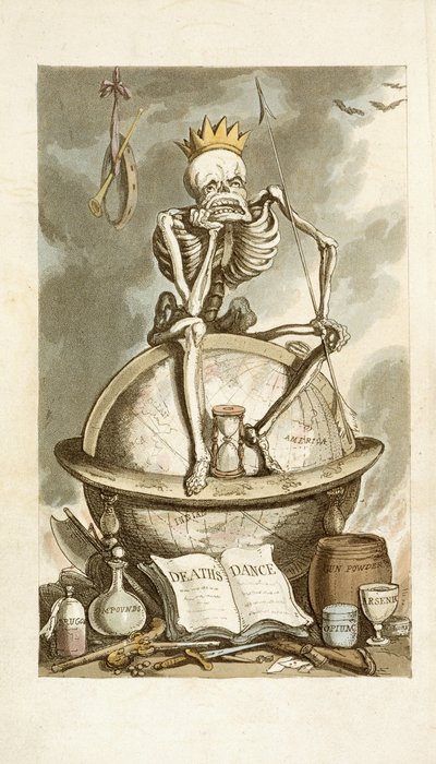 İngiliz Ölüm Dansı by Thomas Rowlandson