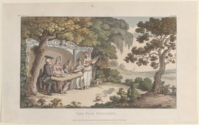 The Fair Penitent, Wakefield Papazından, 1 Mayıs 1817., 1 Mayıs 1817. by Thomas Rowlandson