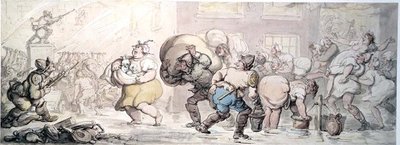 Ateş (suluboya) by Thomas Rowlandson