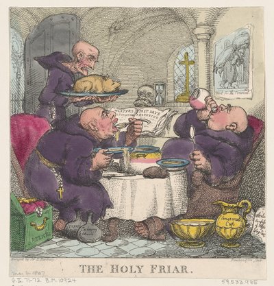 Kutsal Keşiş, 6 Mayıs 1807., 6 Mayıs 1807. by Thomas Rowlandson