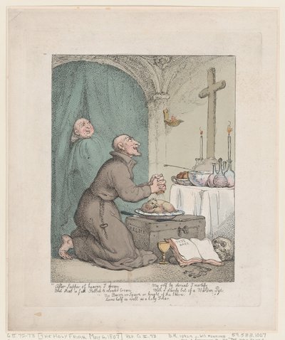 Kutsal Keşiş, 6 Mayıs 1807., 6 Mayıs 1807. by Thomas Rowlandson