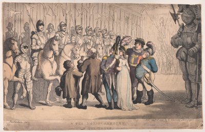 Kuledeki At Cephaneliği, 1 Ocak 1800., 1 Ocak 1800. by Thomas Rowlandson