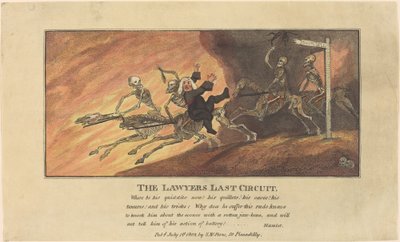 Avukatlar Son Devre by Thomas Rowlandson