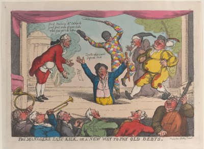 Yöneticinin Son Tekmesi veya Eski Borçları Ödemenin Yeni Bir Yolu, 29 Eylül 1811., 29 Eylül 1811. by Thomas Rowlandson