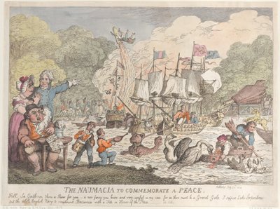 Naumacia Barışı Anmak İçin, 23 Temmuz 1814., 23 Temmuz 1814. by Thomas Rowlandson