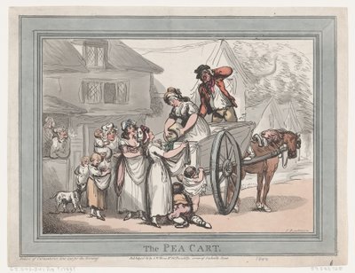 Bezelye Arabası, 16 Nisan 1788., 16 Nisan 1788. by Thomas Rowlandson