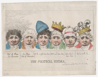 Siyasi Hydra, 26 Aralık 1788., 26 Aralık 1788. by Thomas Rowlandson