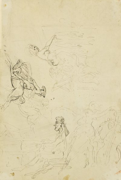 Posta Evi, c.1778–80 by Thomas Rowlandson