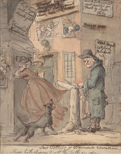 Testere Ayarlayıcı, 1780-1827. by Thomas Rowlandson