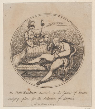 İngiltere Dehası Tarafından Bulunan Devlet Bekçisi..., 10 Aralık 1781. by Thomas Rowlandson