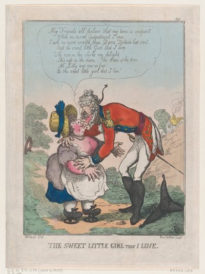 Sevdiğim Tatlı Küçük Kız, 4 Haziran 1808., 4 Haziran 1808. by Thomas Rowlandson