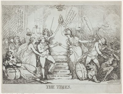 The Times, Aralık 1788., Aralık 1788. by Thomas Rowlandson