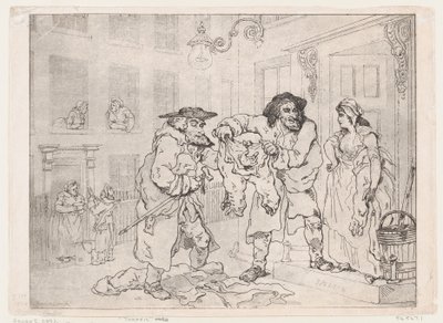 Trafik, 1791., 1791. by Thomas Rowlandson