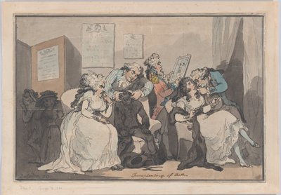 Diş Nakli, 1787., 1787. by Thomas Rowlandson