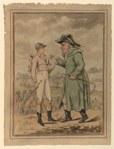 Sahanın Püf Noktaları veya Bir Yarışı Nasıl Kaybedeceğinizi Çözmek by Thomas Rowlandson