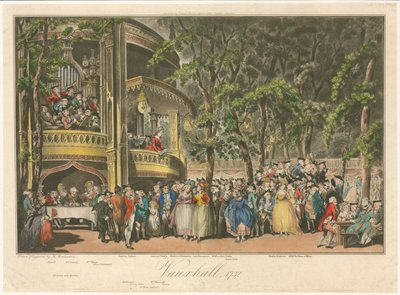 Vauxhall, 1732 by Thomas Rowlandson
