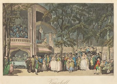 Opel Bahçeleri by Thomas Rowlandson