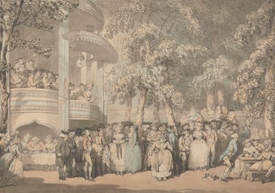 Opel Bahçeleri by Thomas Rowlandson