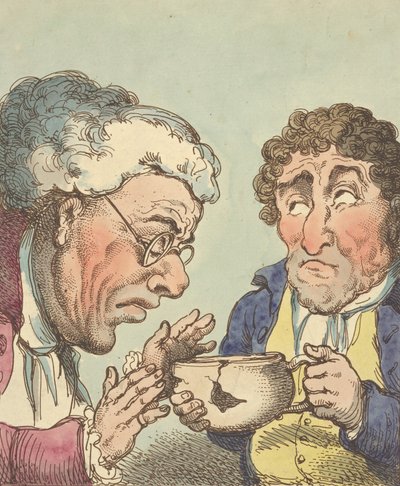 Saygı, 1800., 1800. by Thomas Rowlandson