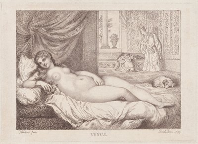 Urbino Venüsü, 1799., 1799. by Thomas Rowlandson
