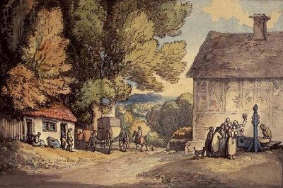 Yeşil Köy by Thomas Rowlandson