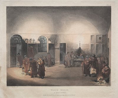 Evi izle, St. Mary Le Boue by Thomas Rowlandson