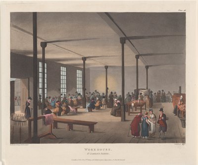 Yetimhane, St. James Parish, 1 Aralık 1809., 1 Aralık 1809 by Thomas Rowlandson
