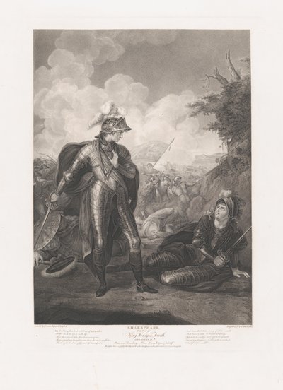 Prens Henry, Hotspur ve Falstaff Shakespeare, Kral Henry..., ilk kez 1796'da yayınlandı, 1852'de yeniden yayınlandı. by Thomas Ryder