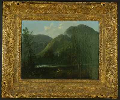 Rydal Hall, c.1790 tuval üzerine yağlı boya by Thomas Sautelle Roberts