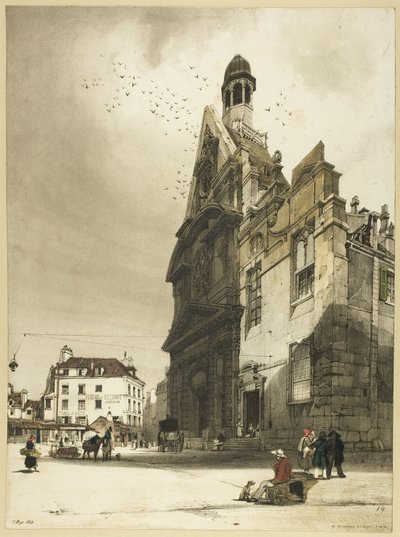 Aziz Etienne du Mont Kilisesi, Paris by Thomas Shotter Boys