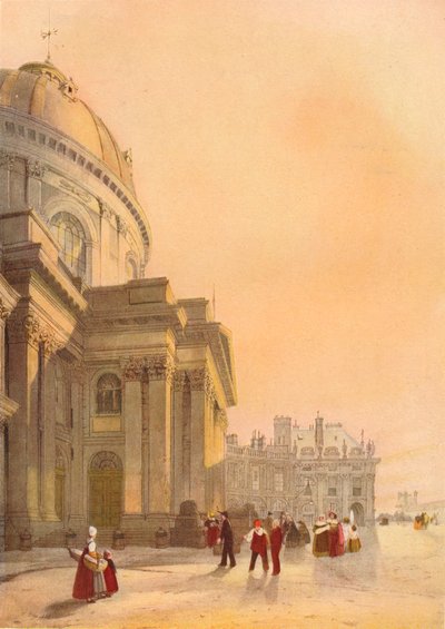 La Chapelle de lInstitut, Paris, 1839 by Thomas Shotter Boys