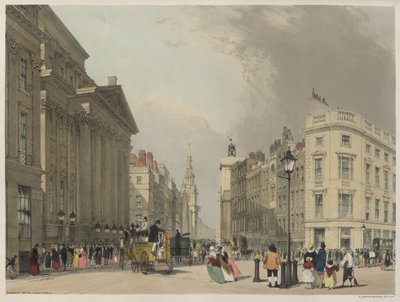 Olduğu Gibi Londra: Mansion House, Cheapside by Thomas Shotter Boys