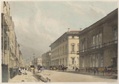 Olduğu Gibi Londra: Kulüp Evleri, Pall Mall by Thomas Shotter Boys