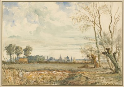 Uzak Oxford Manzaralı Çayırlar by Thomas Shotter Boys