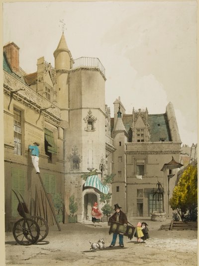 Paris, Ghent, Antwerp, Touen, vb.'deki Pitoresk Mimari by Thomas Shotter Boys
