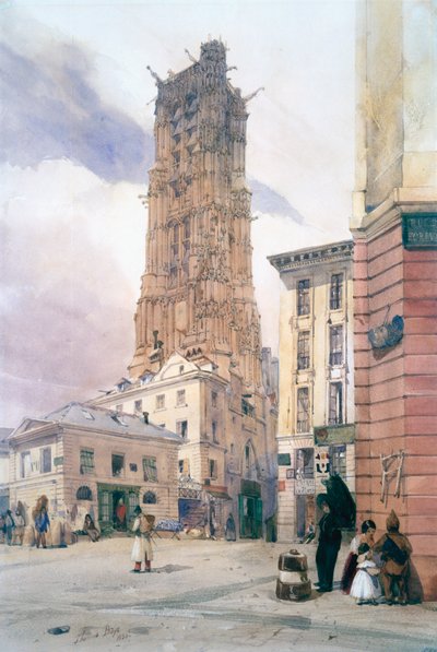 Aziz Jacques Kulesi, 1834 by Thomas Shotter Boys