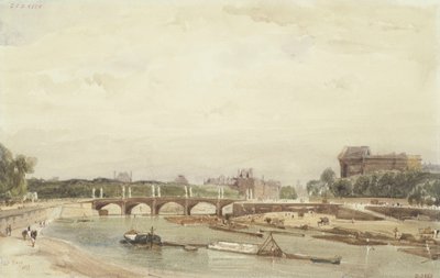 Queen's Course'tan görülen Concorde Köprüsü by Thomas Shotter Boys