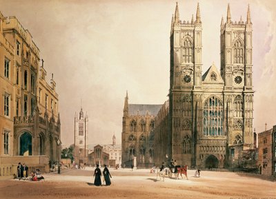 Westminster Manastırı ve Hastanesi, 1842 by Thomas Shotter Boys