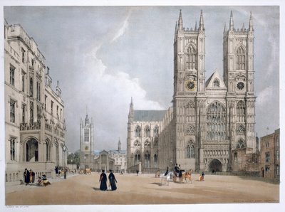 Westminster Manastırı ve Hastanesi, Londra, 1842 by Thomas Shotter Boys